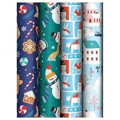 Бумага упаковочная НГ "Happy New Year" 70*100см, фото №1