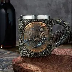 Кружка Знак зодиака "Скорпион" нерж.сталь 430 мл, фото №1
