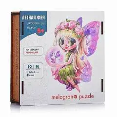 Пазл фигурный дер ANIMATION Лесная фея 50дет 20*27см/45см 5+, фото №1