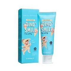 Зубная паста дет Consly DINO's SMILE c ксилитом, пломбир 3+ 60мл, фото №1