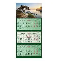 Календарь трехсекционный суперпремиум "Горная сосна" 2026 г, фото №1