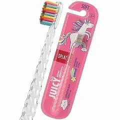 Зубная щетка дет Splat Juicy Lab Магия единорога прозрачная 5+, фото №1
