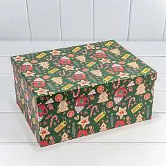 Коробка подарочная "Новый год"-2625 30*22,8*13,3 см 10-8, фото №1