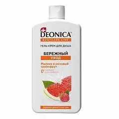 Гель-крем д/душа Deonica Бережный уход, 750мл, фото №1