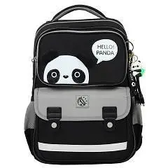 Ранец эргономичная спинка 1 отд Happy School 1 Panda, фото №1