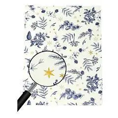 Бумага упаковочная НГ "Шишки" премиум, 100*70 см в рулоне, фото №1