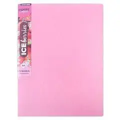 Папка на 4х кольцах "Iceberries" A4, 700 мкм, клубника, фото №1