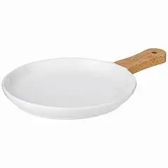 Тарелка "Native" с дерев ручкой 30,5х20х2,2 см, фото №1