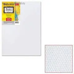 Холст на подр. 24*30см, грунтов,100% хлопок, крупное зерно, фото №1