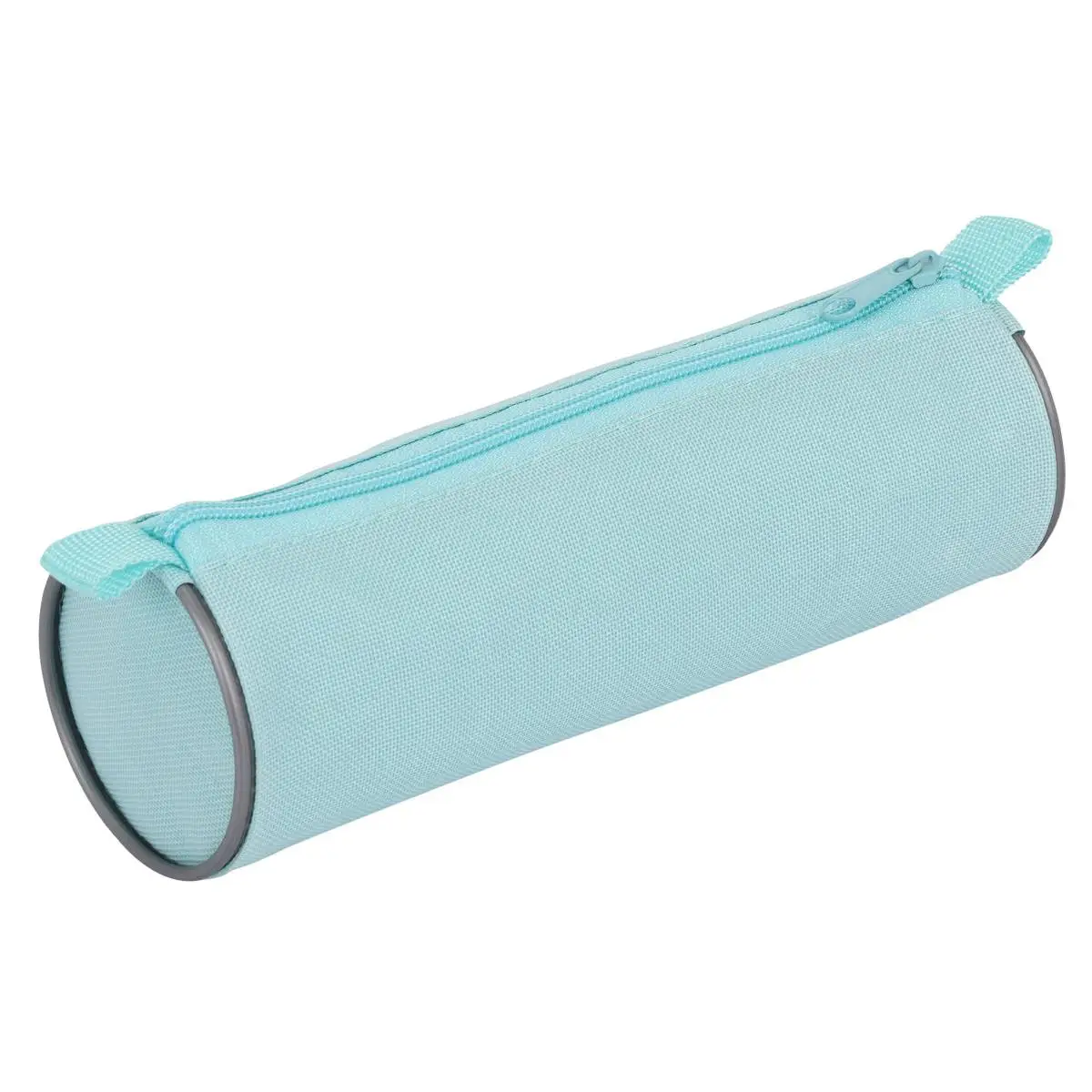 Пенал тубус мягкий 1 отд круглый 20*7*7см мята, фото №1