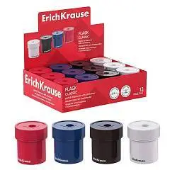 Точилка пластиковая EK Flask Classic с контейнером в асс, фото №1
