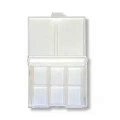 Коробка под акварель 12 цв. пластик, фото №1