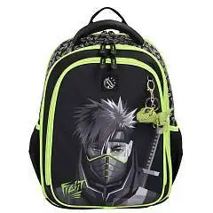 Ранец эргоном.спинка 2 отд. 27*38*16 COMFORT Light "Samurai", фото №1