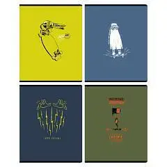 Тетрадь 48л КЛЕТКА "Urban creative", матовая ламинация, фото №1