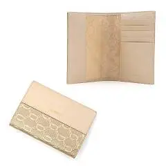 Обложка д/док.жен. Fabretti нат.кожа, золотой, фото №1