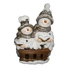 Снеговички с книгами маленькие Н-23см,L-18см, фото №1