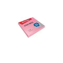 Бумага с клеевым краем Berlingo 75х75мм, 100л., пастель, розовый, фото №1