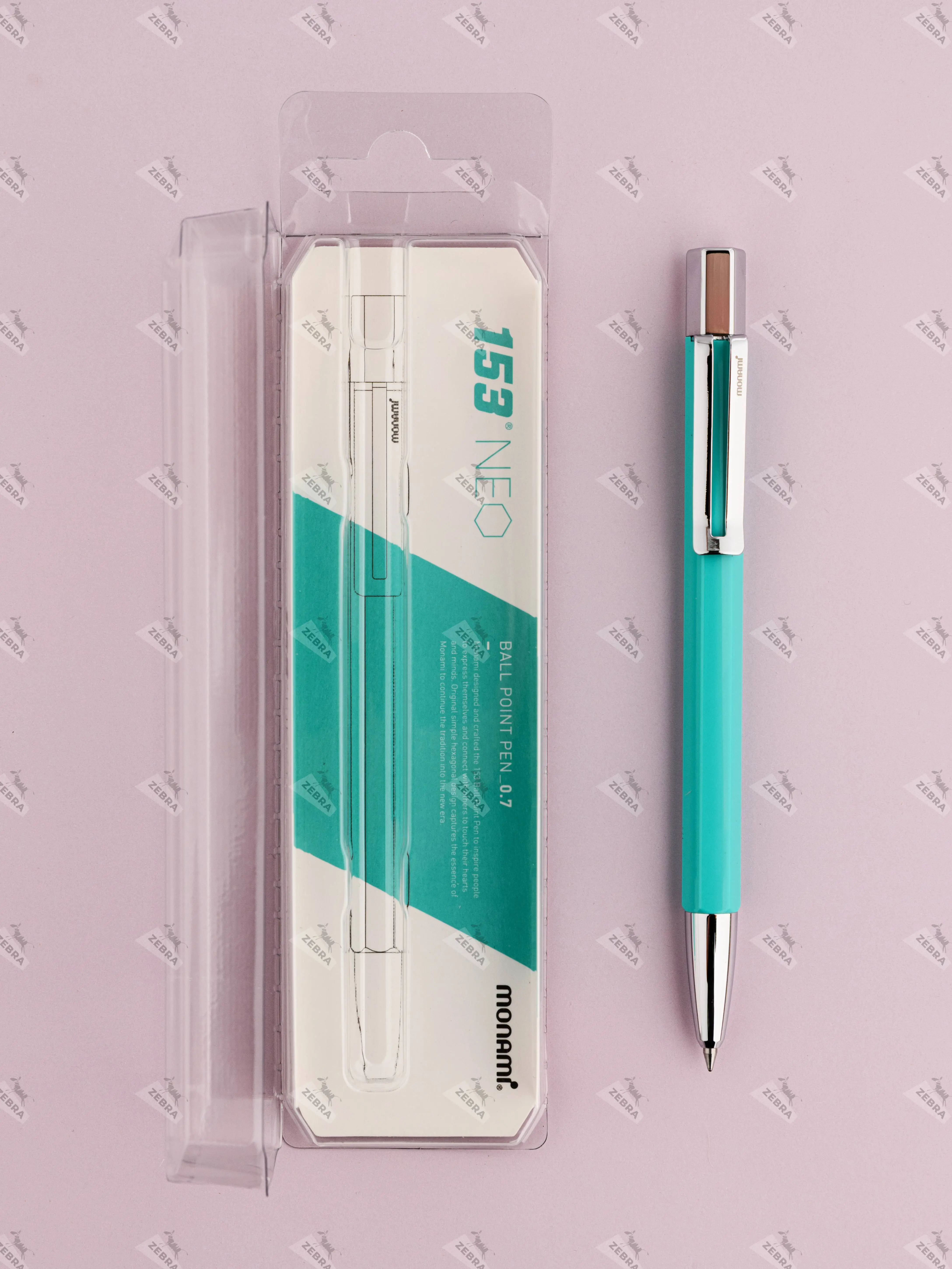 Ручка шариковая MONAMI 153 Neo Aquafresh, фото №1