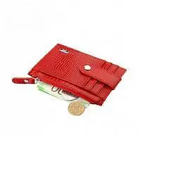 Кредитница ESSE КРИС кожа варан алый, фото №1