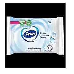 Туалетная бумага влажная Zемма/Zewa Pure 40шт, фото №1