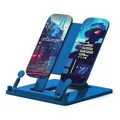 Подставка для книг пластиковая EK Cyber Game, синий, фото №1