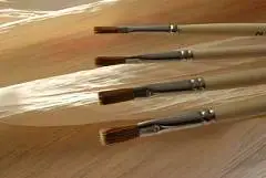 Кисть Колонок плоская № 6 ЗХК, фото №1