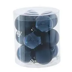 Набор шаров елочных 12 шт, 4 см, фото №1