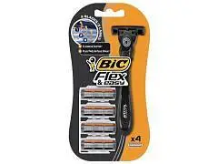 Сменные касеты муж BIC Flex 3 Hybrid, 4шт, фото №1