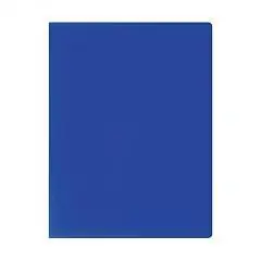 Папка с 10 вкладышами СТАММ А4, 500мкм, синяя, фото №1
