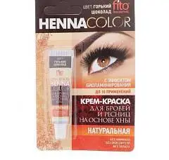 Краска д/бров/ресн."Henna color" шокол.5мл, фото №1