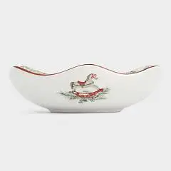 Салатник Лошадка 16х6см 420мл керамика красный, фото №1