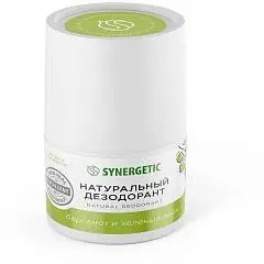 Натуральный дезодорант Synergetic "бергамот-зеленый лайм" 50мл, фото №1