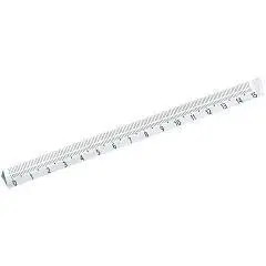 Линейка 15см СТАММ, трехгранная, прозрачная, фото №1