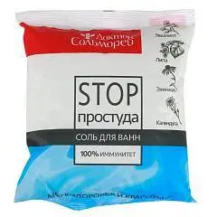 Соль д/ванн Доктор Сольморей СТОП-простуда 500г, фото №1