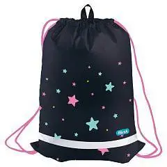 Мешок для обуви "Stars" 36х46см, вент.сеточка, светоотраж.полоса, фото №1