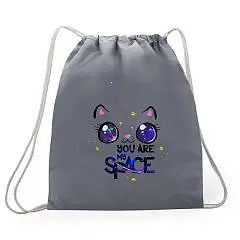 Сумка для сменной обуви "Кошка космос" мультиколор, фото №1