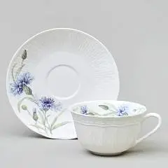 Чайная пара "Васильки" 330 мл, фото №1