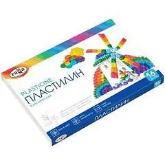 Пластилин 16цв 320гр Гамма Классический стек, фото №1