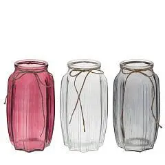 Ваза, L12 W12 H22 см, 3в, фото №1