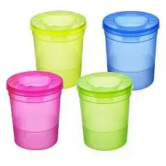 Стакан-непроливайка большой Гамма неоновые цвета в асс, фото №1