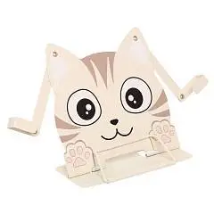 Подставка для книг металлическая "Котик" 200х235мм, фото №1