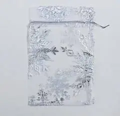 Мешочек подарочный органза «С Новым годом!», 16*24 см, фото №1