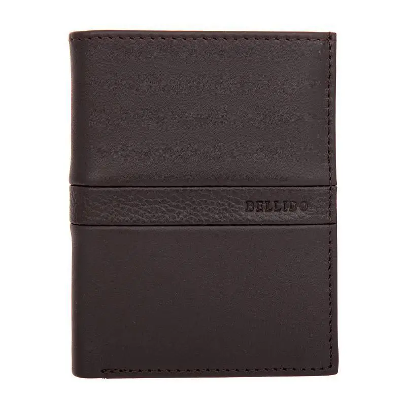 Портмоне муж. Miguel Bellido нат.кожа, коричневый, фото №1