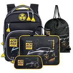 Ранец ACROSS 25-369-1, комплект: папка, мешок, пенал, брелок, фото №1