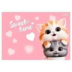 Клеенка д/уроков труда 35*50см Cute cats КОКОС, фото №1