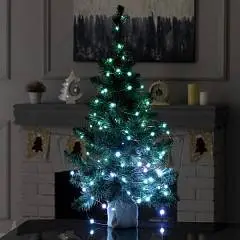 Smart-гирлянда "Нить" 10м, роса, 100 LED, приложение, RGB, USB, фото №1