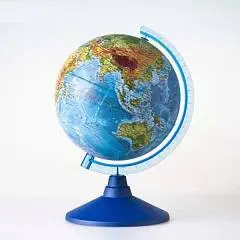 Глобус Земли д-р 210 физический, фото №1