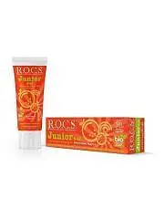 Зубная паста дет R.O.C.S. Junior Фруктовая радуга, 6-12 74гр, фото №1