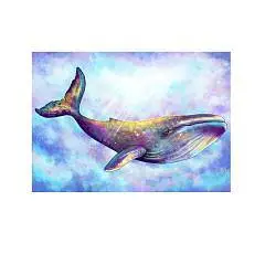 Пазл фигурный Волшебный кит 150 дет 28,5*20см, фото №1