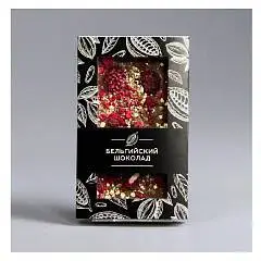 Шоколад молочный малина/ежевика/фисташки, фото №1